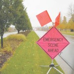 Emergency Ahead. Photo by Dan Hamilton | News Editor