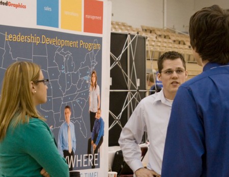 Job Hunting: Many seniors are beginning to look for jobs at the beginning of their senior year. Employers are expecting to hire 13.5 percent more graduates from the class of 2011 than from the previous class of 2010. Torch File Photo