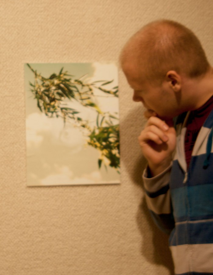 Student Photo Exhibit: Ferris student Tim Geib admires some of the Ferris graphic design students’ photography. The Rankin Art Gallery held an exhibit of “Where I Live” with several student photography collections. Photo By: Kate Dupon | Photo Editor Student Photo Exhibit: Ferris student Tim Geib admires some of the Ferris graphic design students’ photography. The Rankin Art Gallery held an exhibit of “Where I Live” with several student photography collections. Photo By: Kate Dupon | Photo Editor
