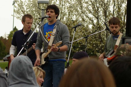 Ferris Fest: The Meatt, top, performed on the second stage during Ferris Fest 2010 while Mike Posner, bottom, captivated Ferris students on the main stage. Torch File Photos