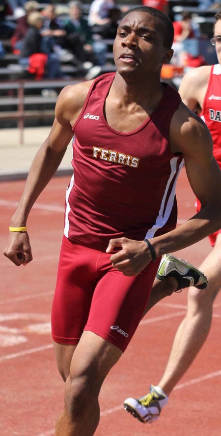 Running, Running, Running: Bill King, freshman during the 800 meter run at the Bulldog Invitiational on April 9. King came in 14th overall in the race. Photo By: Brock Copus | Photographer Running, Running, Running: Bill King, freshman during the 800 meter run at the Bulldog Invitiational on April 9. King came in 14th overall in the race. Photo By: Brock Copus | Photographer