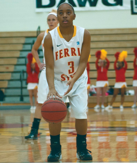 Destiney Robinson The Torch sports staff will select a Bulldog student-athlete each week based on athletic performance. Nominations may be sent to torch@ferris.edu. Photo By: Tori Thomas | Photographer 