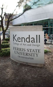 Exterior of Kendall College of Art and Design (KCAD)