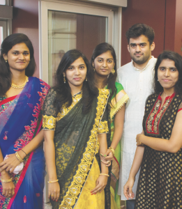 Ferris students celebrate Indian New Year.