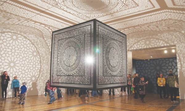 The winner of the sixth annual Artprize public vote was "Intersections," by Anila Quayyum Agha. The Grand Rapids based annual event wrapped up this past weekend with a grand total of 1,536 entries this year.
