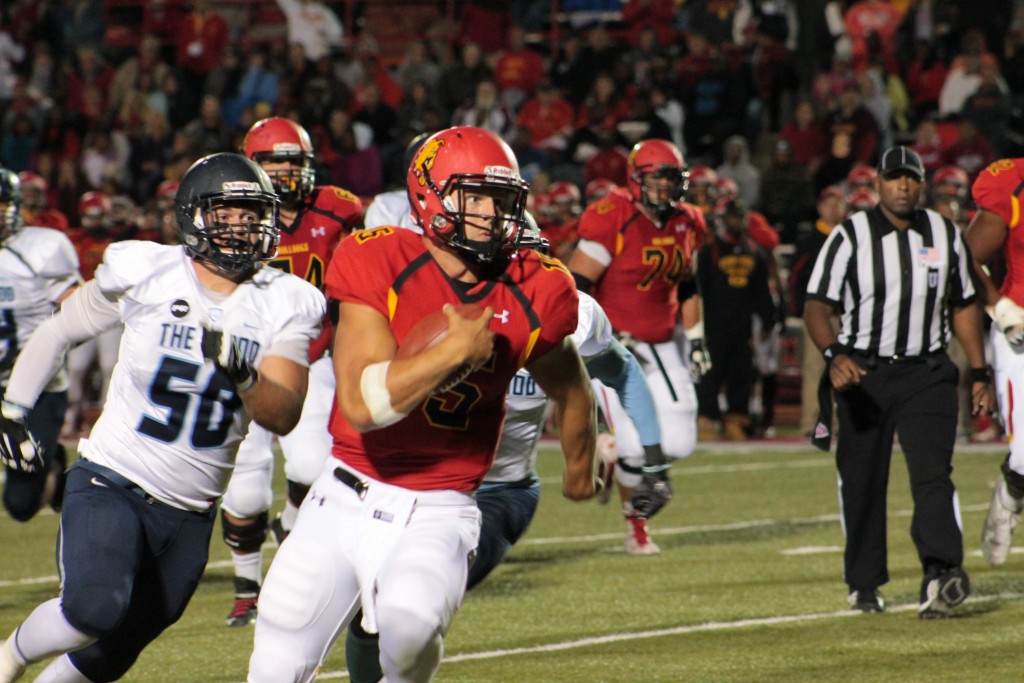 Former Ferris State quarterback Jason Vander Laan is in Georgia training to prepare himself for the upcoming NFL draft.