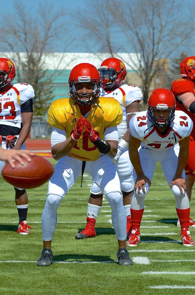 Both freshman quarterback Jevon Shaw and junior quarterback Trevor Bermingham sported a gold jersey on Saturday to denote that they were not to be hit. These two are likely the No. 1 and No. 2 quarterbacks on the current depth chart.