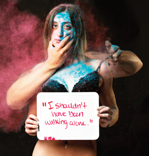 Professional photographer Yana Mazurkevich created a series of photos entitled “Dear Brock Turner” focusing on some of the issues that women face when reporting accounts of sexual assault.